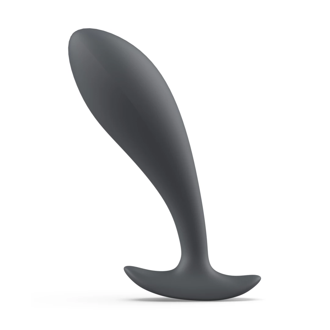Main image of B Swish bfilled Basic Slate Silicone Plug 10cm Waterproof Grey