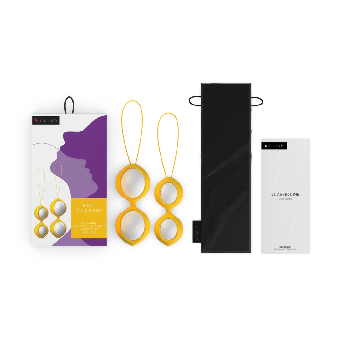 Image of B Swish Bfit Classic Marigold - Adjustable Kegel Training System