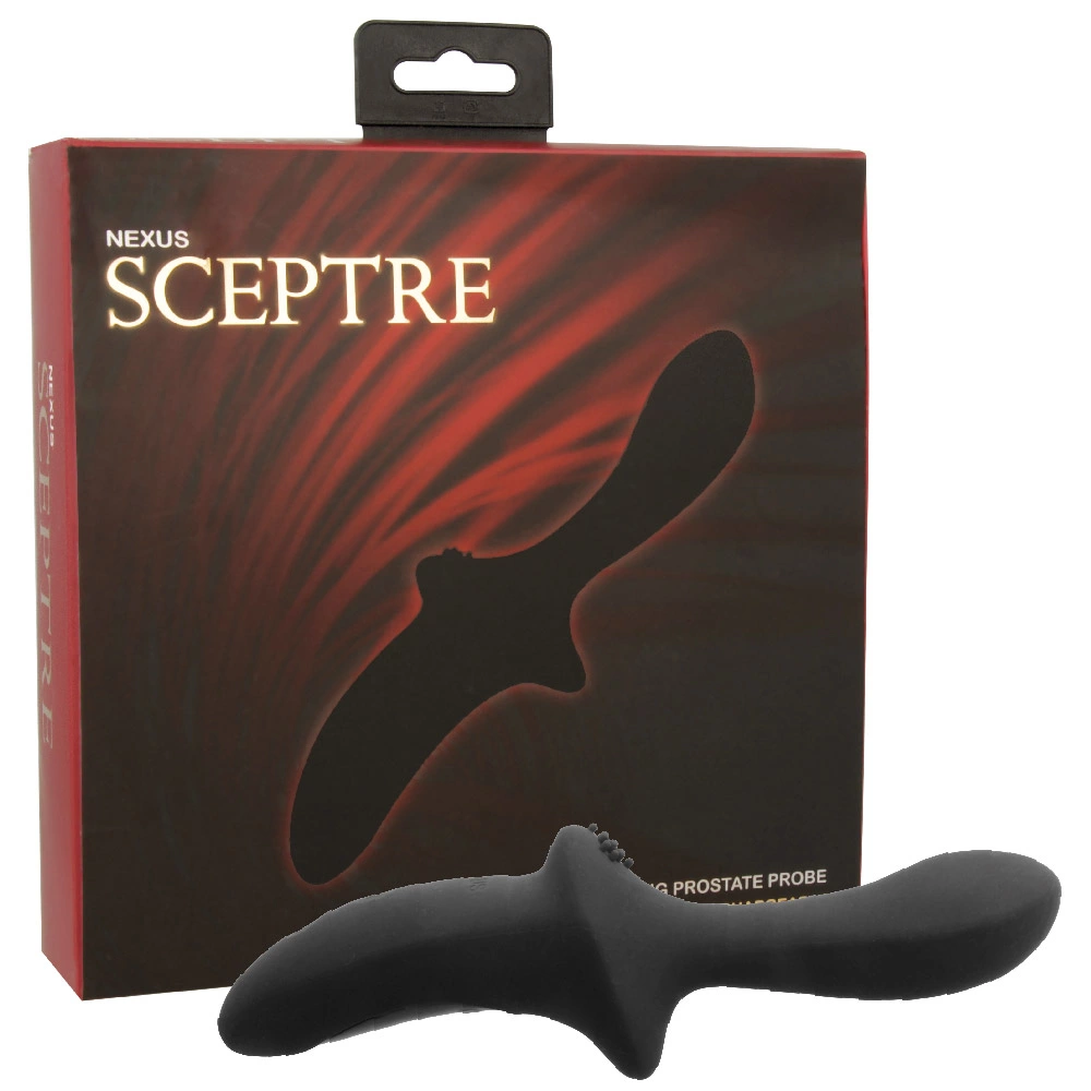 Image of Nexus Sceptre Rotating Prostate Massage Probe, Dual-Speed, Black