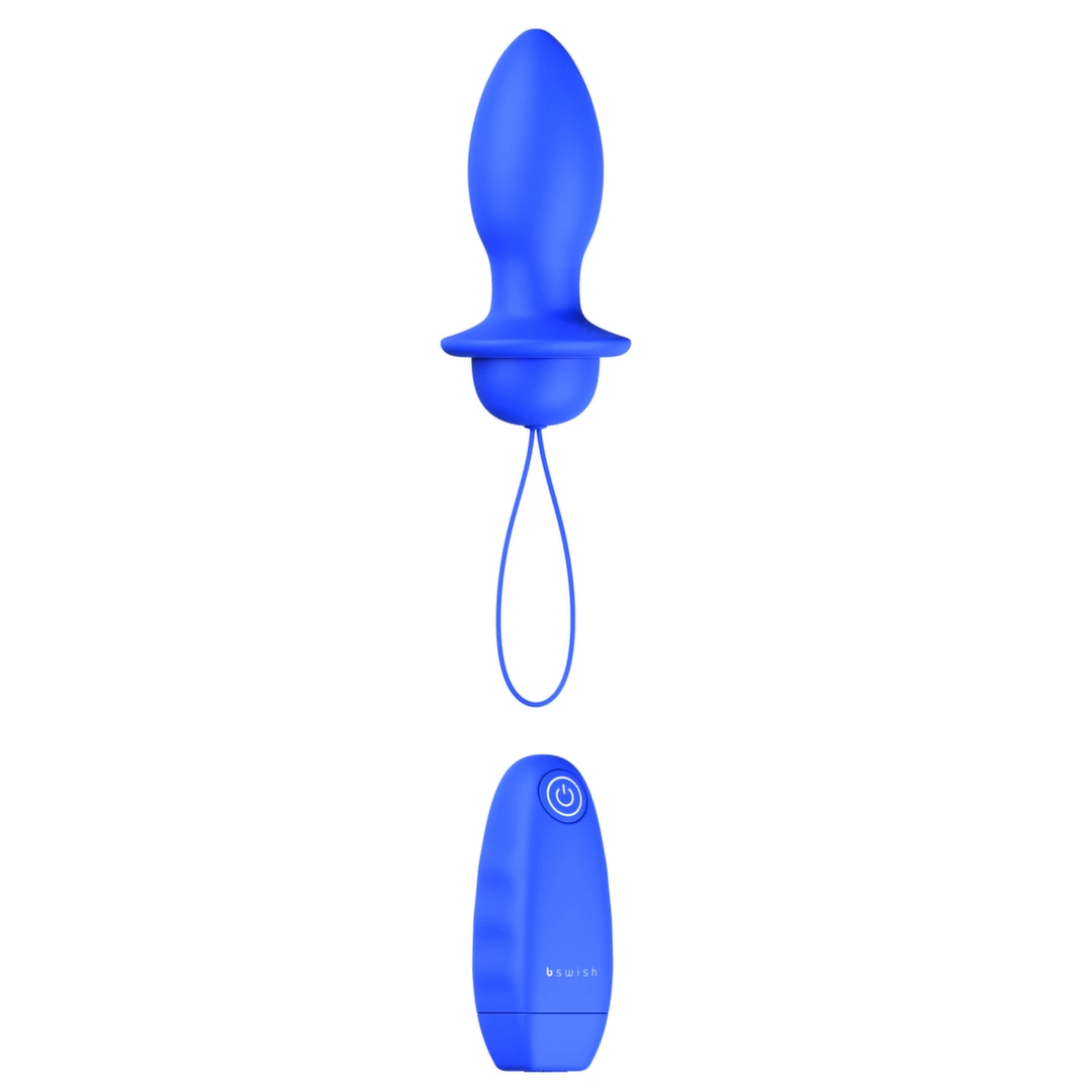 Main image of B Swish Bfilled Classic Denim - Wireless Remote Intimate Plug, 5 Modes
