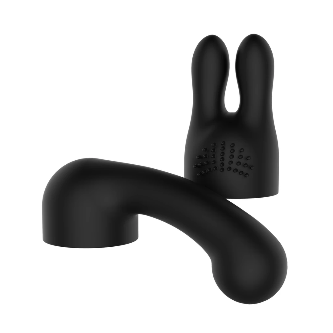 Main image of Bodywand Curve Attachment Black Intimate Silicone Extension