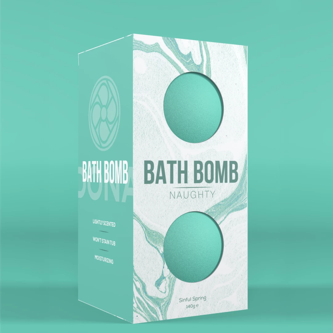 Image of Dona Bath Bomb Naughty 140g - Aromatic Bath Sphere for Relaxation