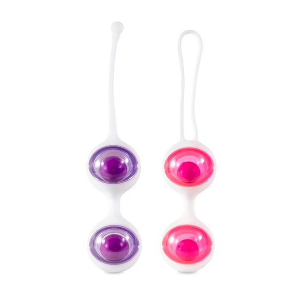 Main image of FeelzToys Jena Pelvic Floor Trainer Set Purple Pink 5-in-1 System