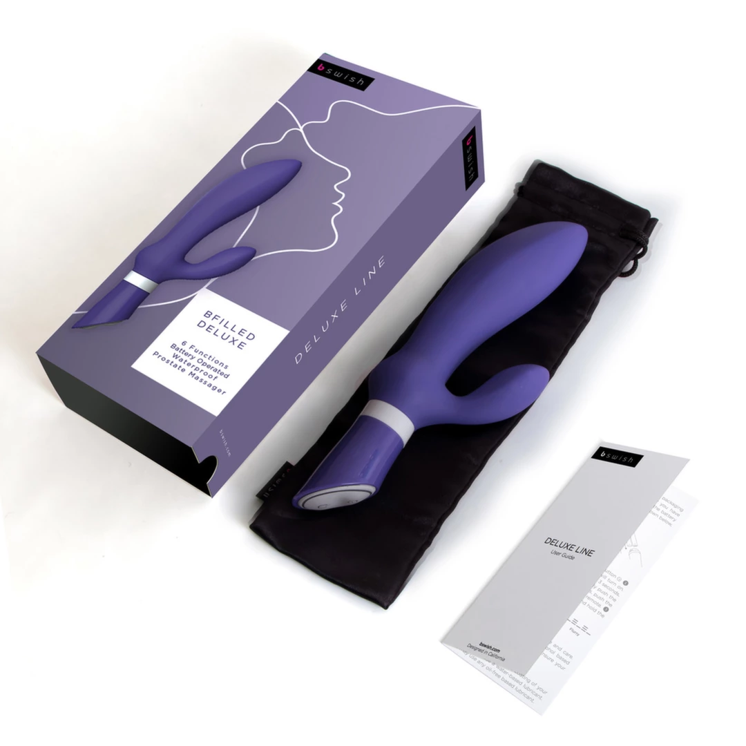 Image of B Swish Bfilled Deluxe Twilight Dual-Motor Silicone Intimate Device 21cm