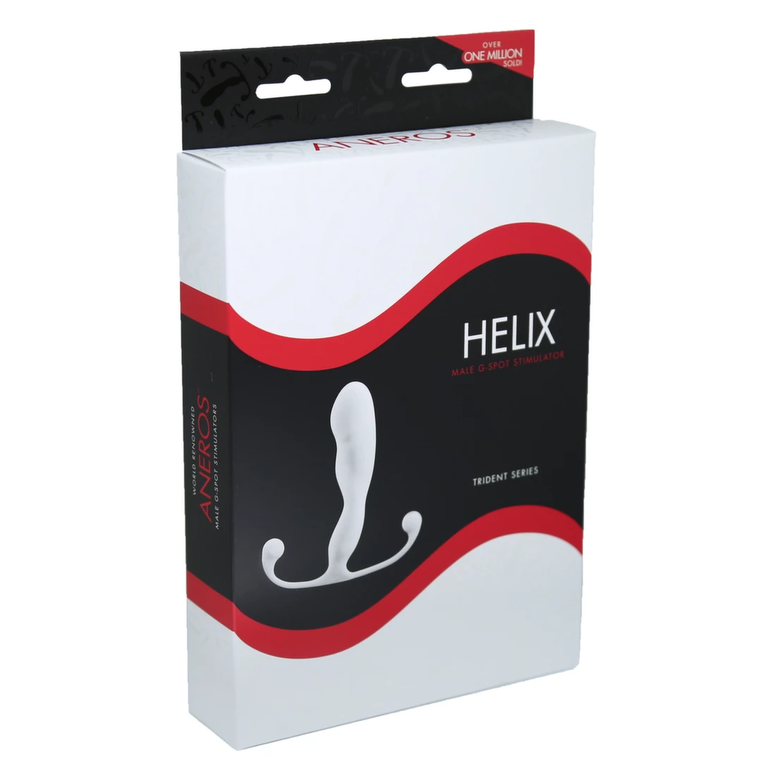Image of Aneros Helix Trident Intimate Massager with Multi-Axial Motion, White