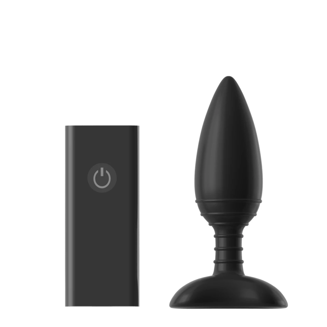 Main image of Nexus Ace S Silicone Anal Device with Remote Control, Black, Small