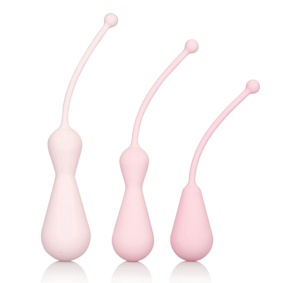 Main image of CalExotics Inspire Silicone Weighted Kegel Training Kit Pink 3-Piece
