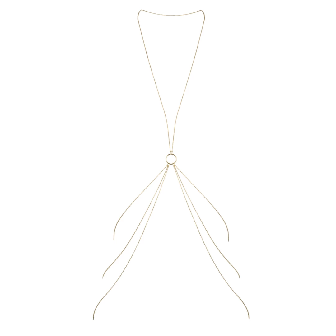 Main image of Bijoux Indiscrets Magnifique 8 Body Chain Gold - Adjustable Jewelry Accessory
