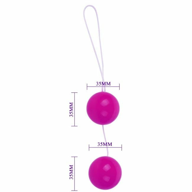 Image of Baile Twins Lilac Unisex Kegel Exercise Balls TPR 2-Piece Set
