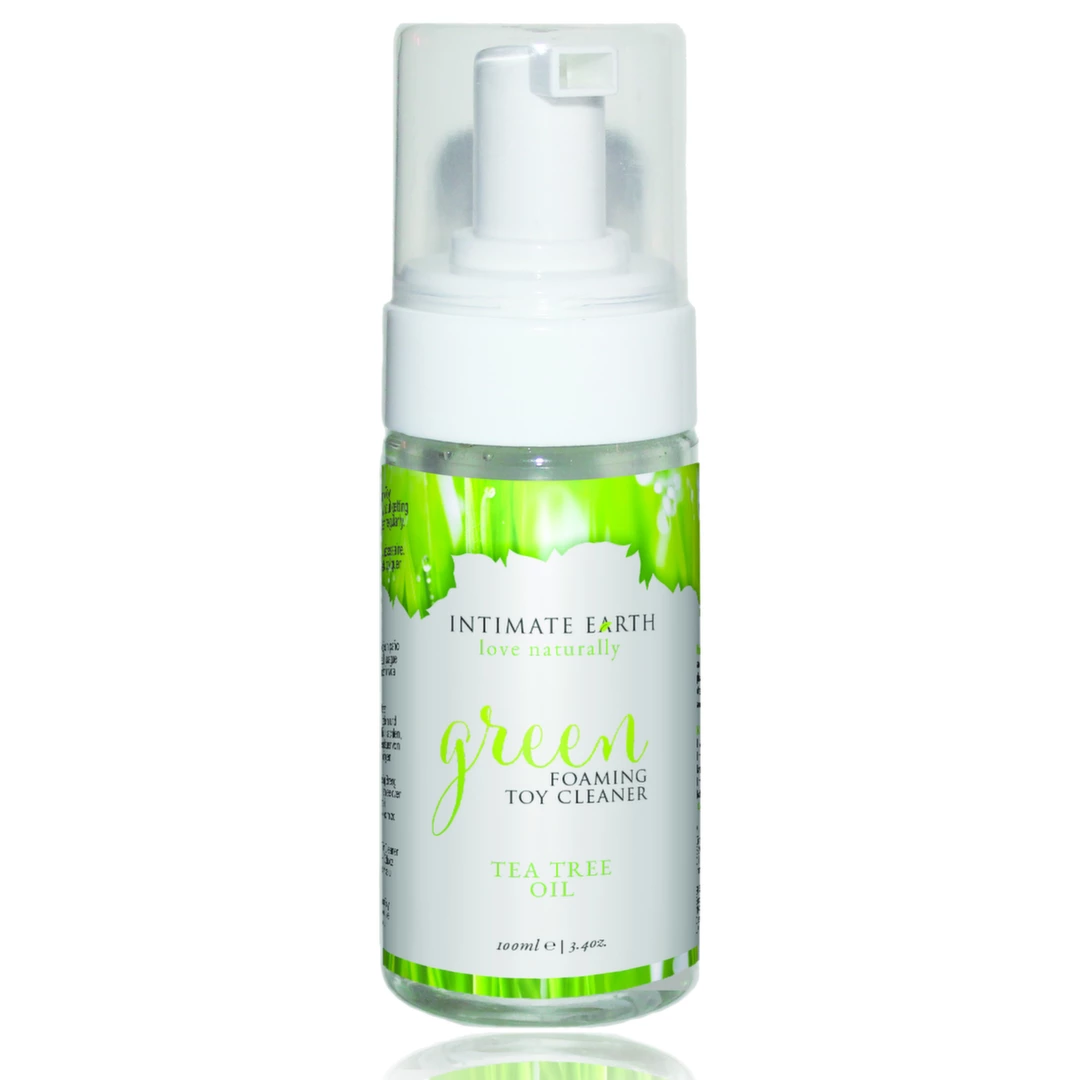 Main image of Intimate Earth Green Tea Foaming Toy Cleaner 100ml Gentle Formula