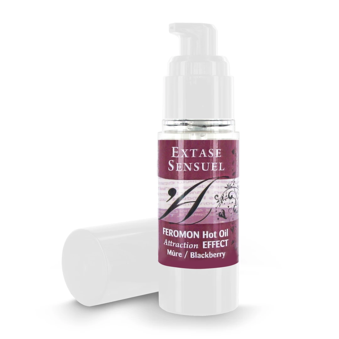 Main image of Extase Sensuel Hot Oil Blackberry 30ml - Pheromone Infused Massage Oil