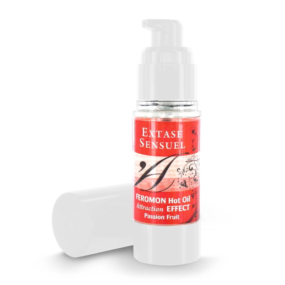Main image of Extase Sensuel Hot Oil Passion Fruit 30ml - Pheromone Infused Massage Oil