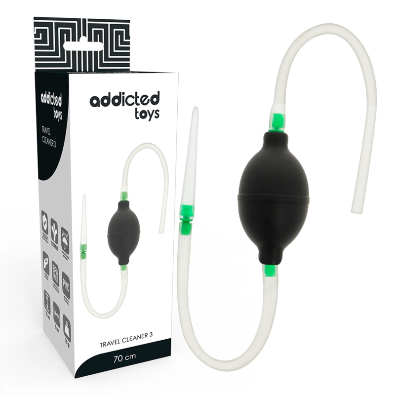 Main image of ADDICTED TOYS Black Intimate Hygiene Set Compact Travel Size TPR