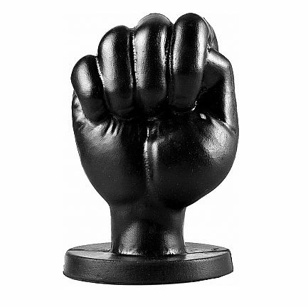 Image of All Black AB44 Intimate Plug 13 cm, Anatomical PVC, Black Finish