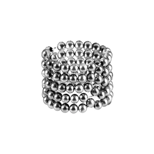 Main image of California Exotic Ultimate Stroker Beads Stretchy Ring, Transparent