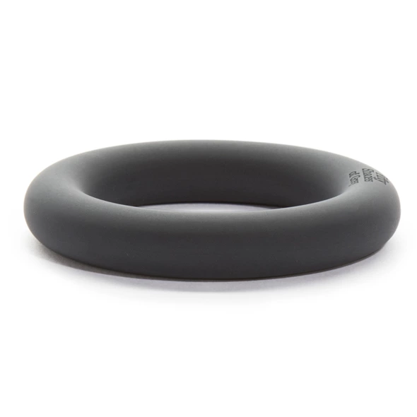 Image of Fifty Shades of Grey A Perfect O Silicone Intimate Ring Stretchable Black