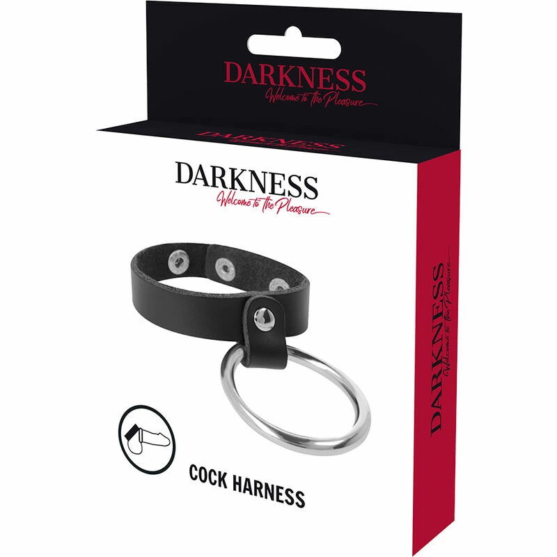 Image of Darkness Premium Metal Ring System Black & Silver - Adjustable Intimate Accessory