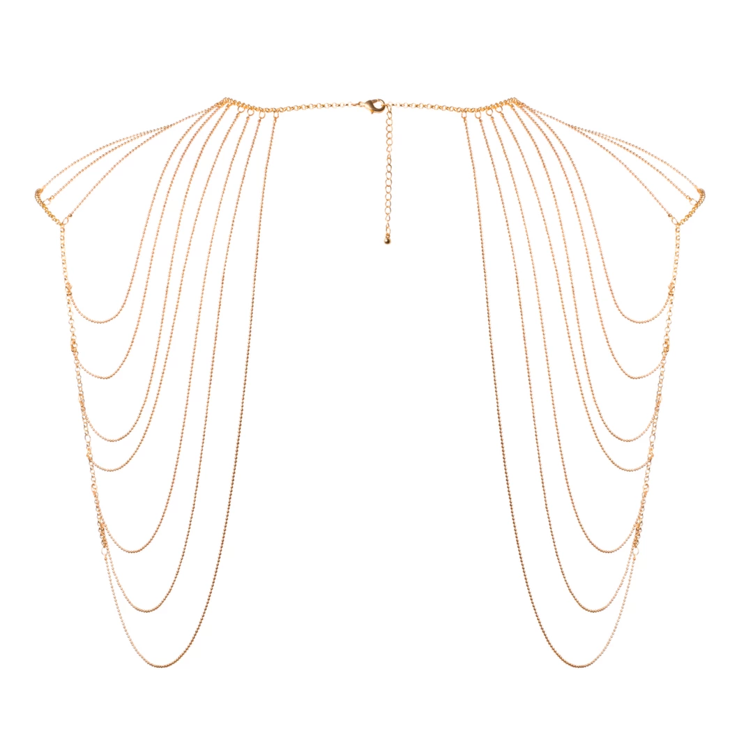 Main image of Bijoux Indiscrets Magnifique Gold Adjustable Shoulder Chain Jewelry
