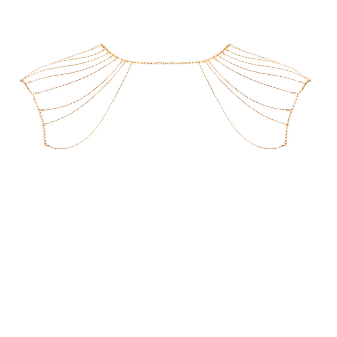 Image of Bijoux Indiscrets Magnifique Gold Adjustable Shoulder Chain Jewelry