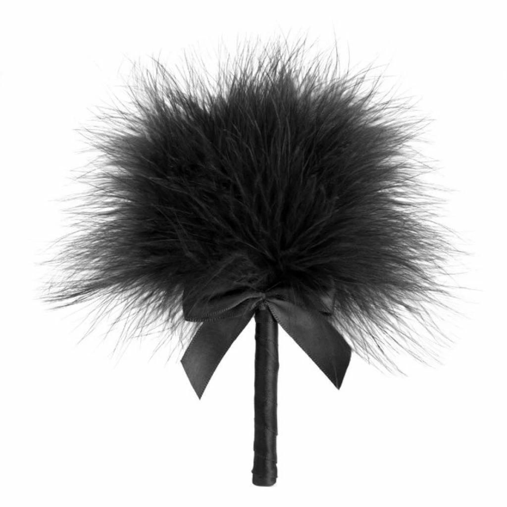Image of Bijoux Indiscrets Instruments of Pleasure Set Green - Feather Tickler & Satin Accessories