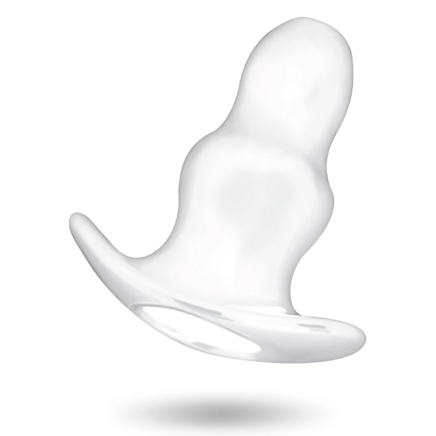 Image of Addicted Toys Large Transparent Anal Dilator 13.5cm TPE System