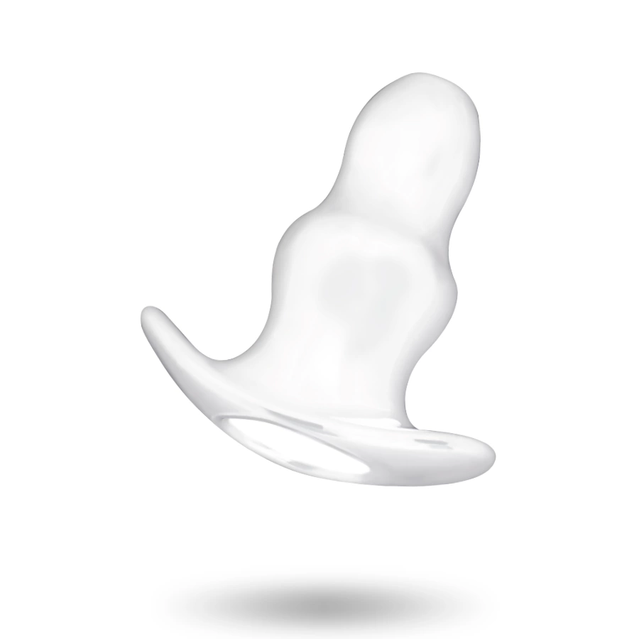 Image of Addicted Toys Medium Anal Dilator 9.5 cm Transparent TPE System