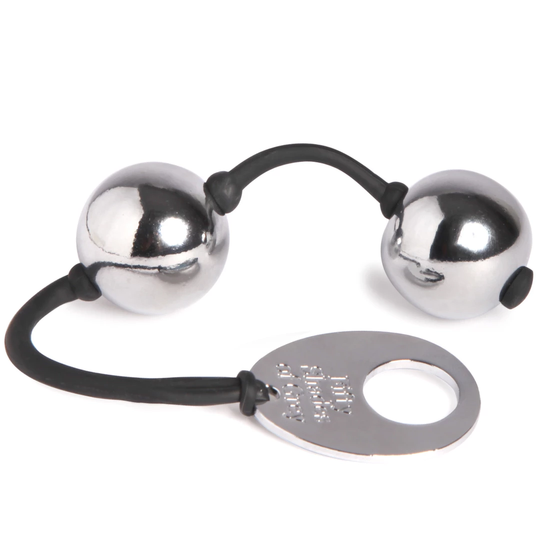Main image of Fifty Shades of Grey Inner Goddess Metal Kegel Exercise Balls 21.6cm Silver
