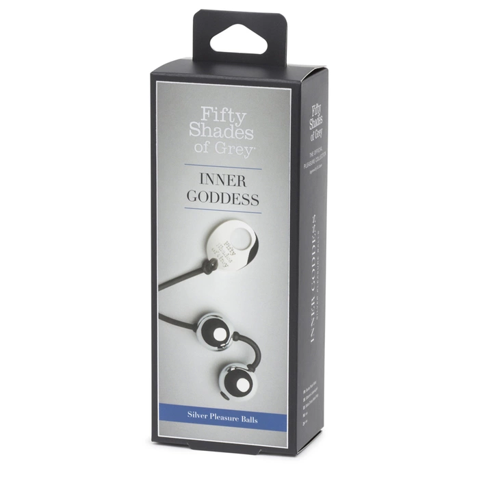 Image of Fifty Shades of Grey Inner Goddess Metal Kegel Exercise Balls 21.6cm Silver