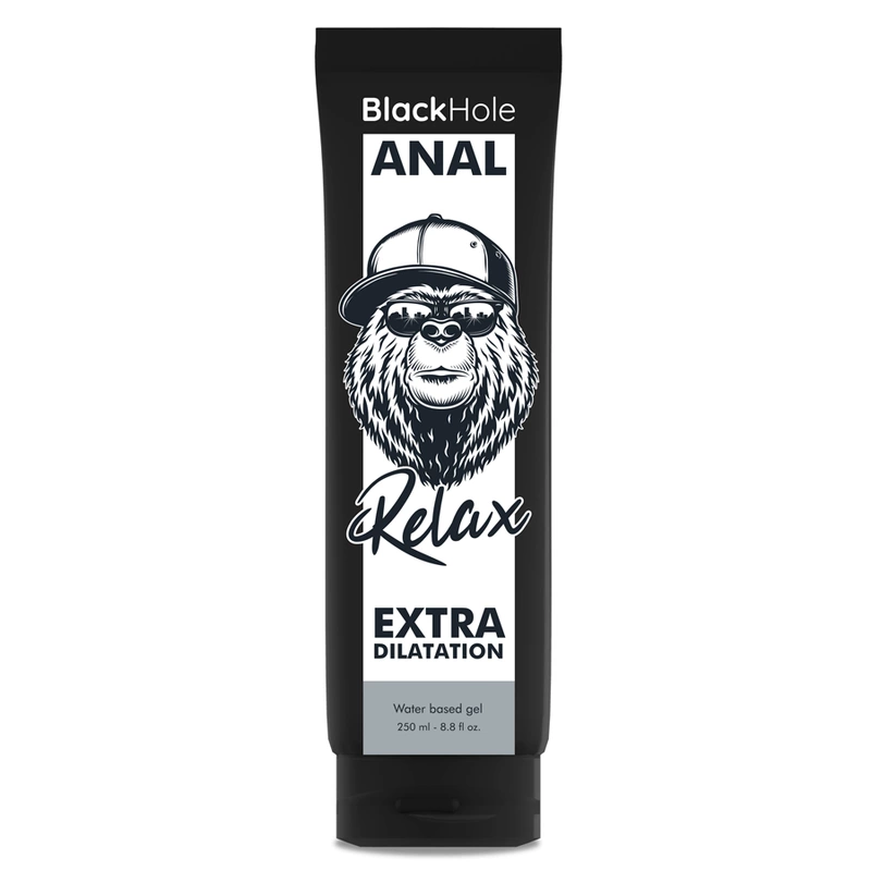 Main image of Black Hole Water-Based Anal Relaxation Gel 250ml - Neutral Formula