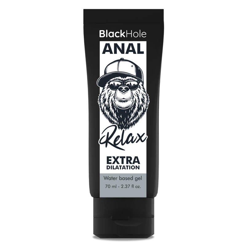 Main image of Black Hole Anal Relax Water-Based Gel 70 ml - Gentle Dilating Formula