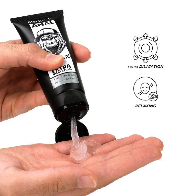 Image of Black Hole Anal Relax Water-Based Gel 70 ml - Gentle Dilating Formula