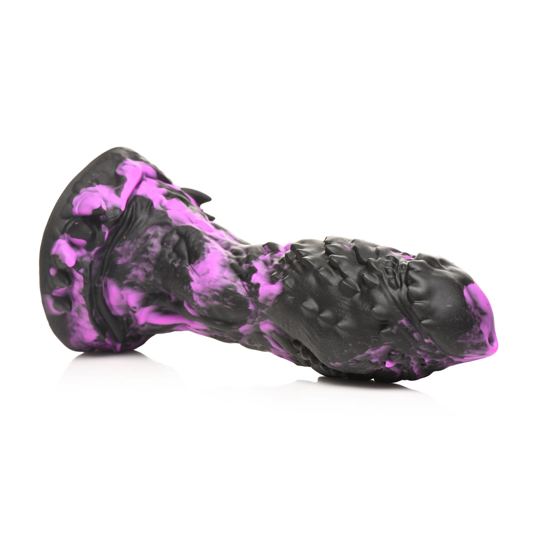 Image of Blush Novelties Grim Silicone Model - Large Textured Purple-Black