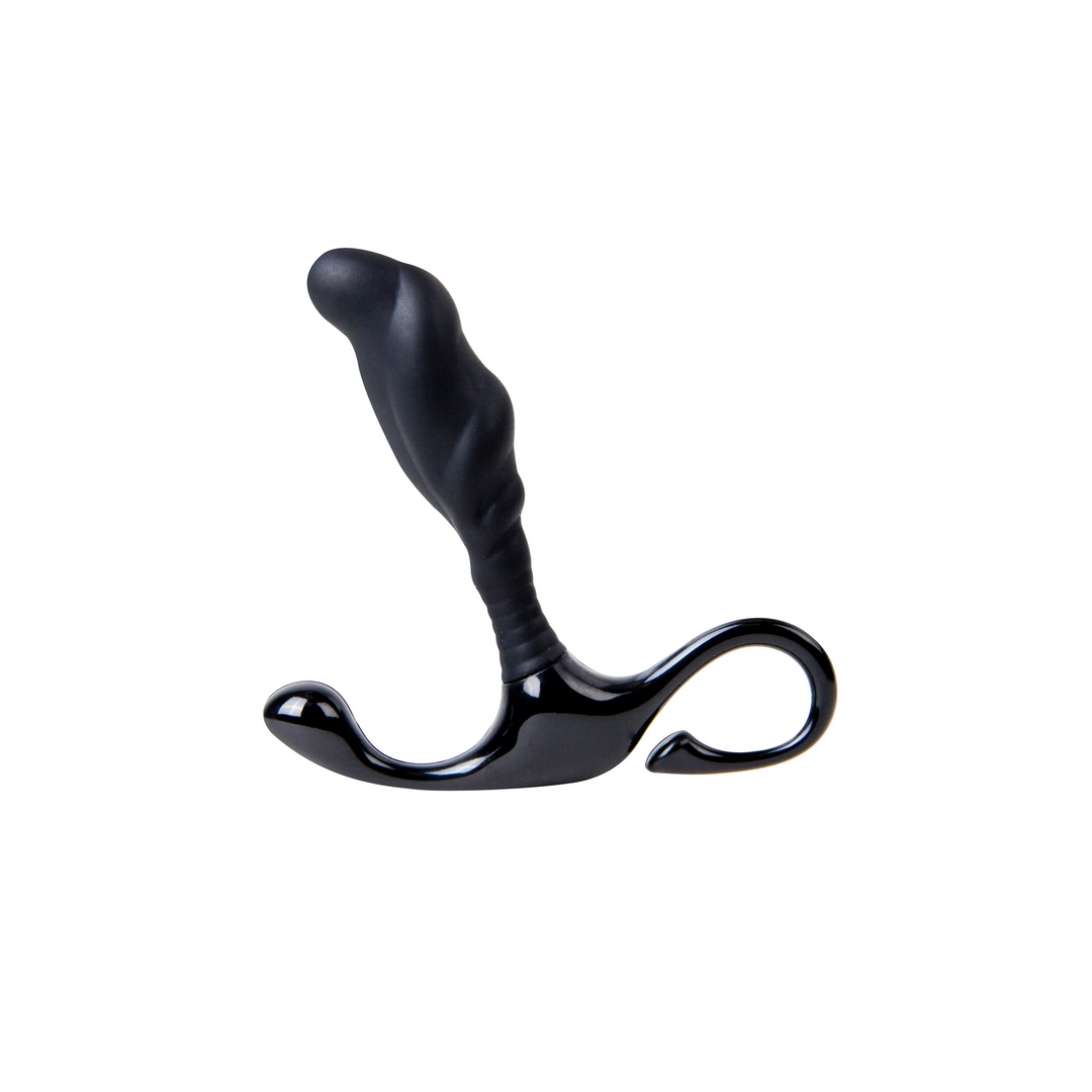 Main image of Divine Touch Curved Prostate Model Silicone-ABS Black Compact