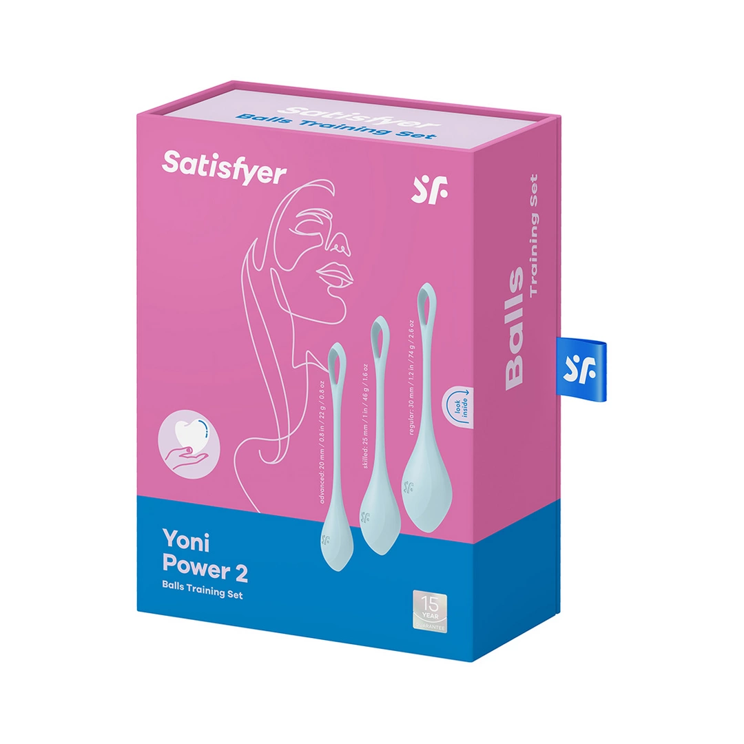 Image of FUN FACTORY Yoni Power 2 Kegel Ball Set - Black, Ergonomic Silicone