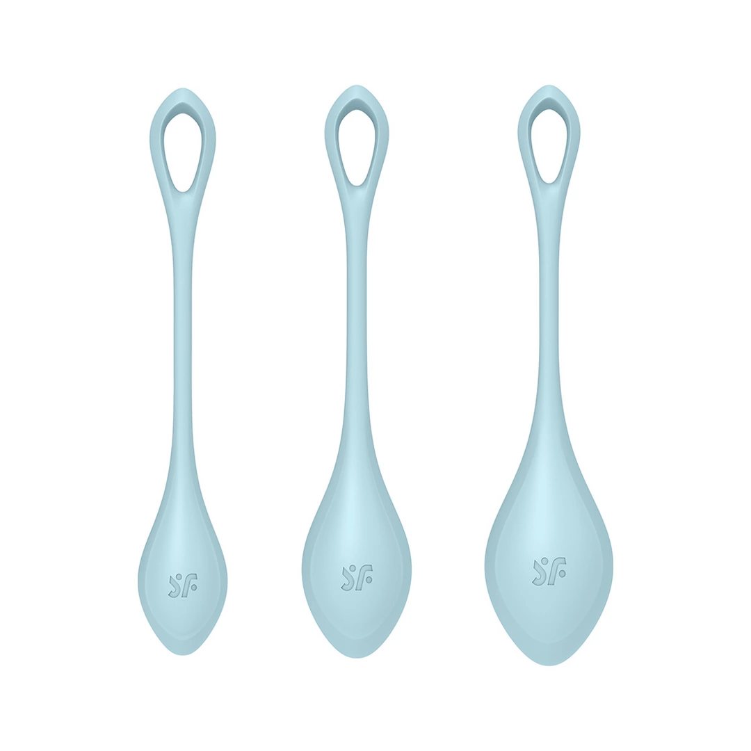 Image of FUN FACTORY Yoni Power 2 Kegel Ball Set - Black, Ergonomic Silicone