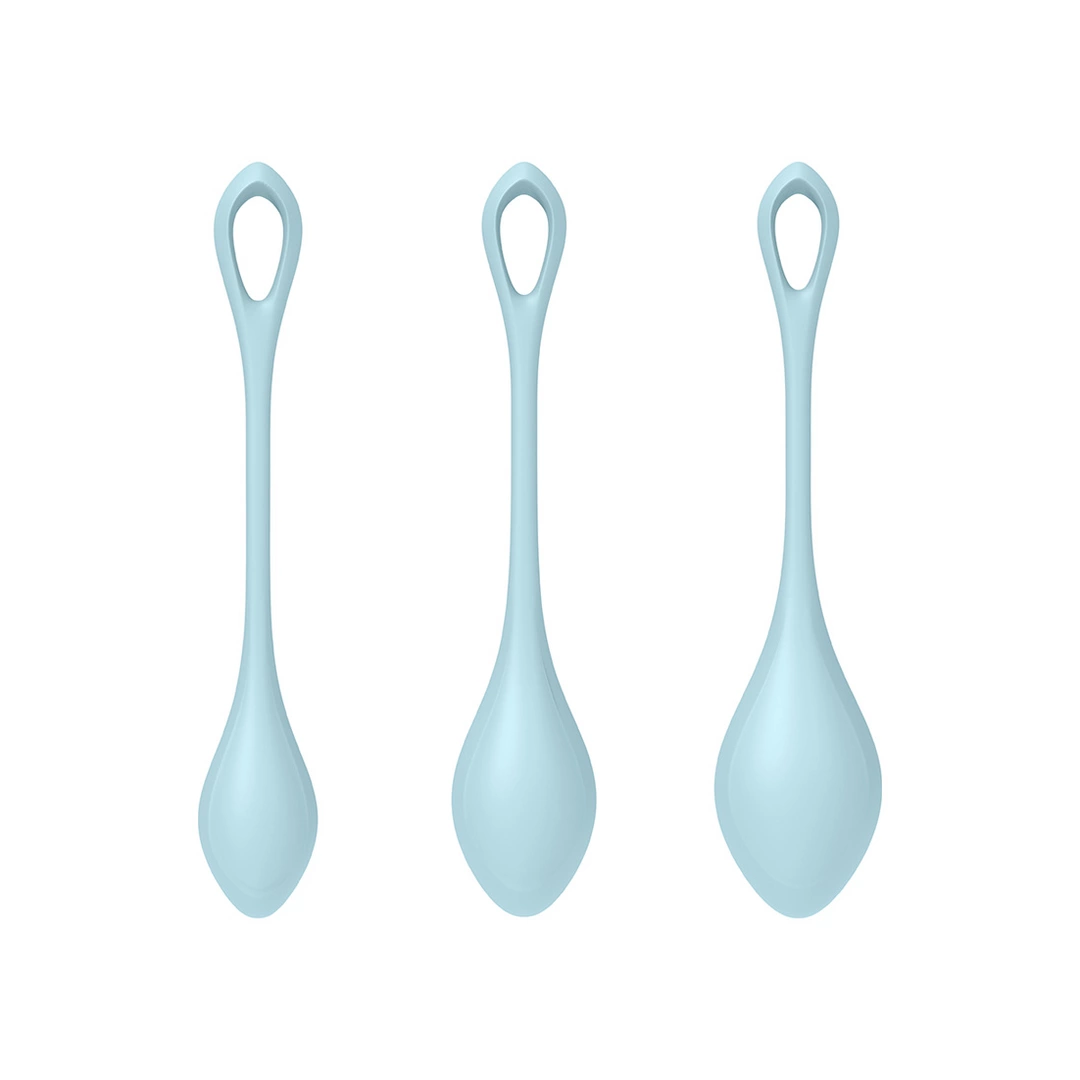 Image of FUN FACTORY Yoni Power 2 Kegel Ball Set - Black, Ergonomic Silicone