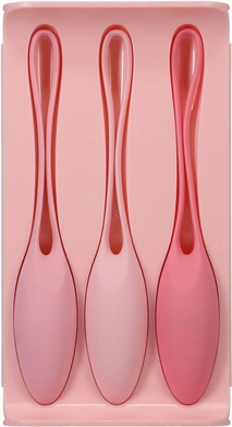 Main image of Doc Johnson Kegel Trainer Set Silicone Pelvic Floor Exercise Balls 3pcs